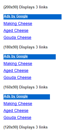adsense link ads
