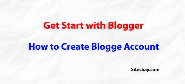 how to create blogger account