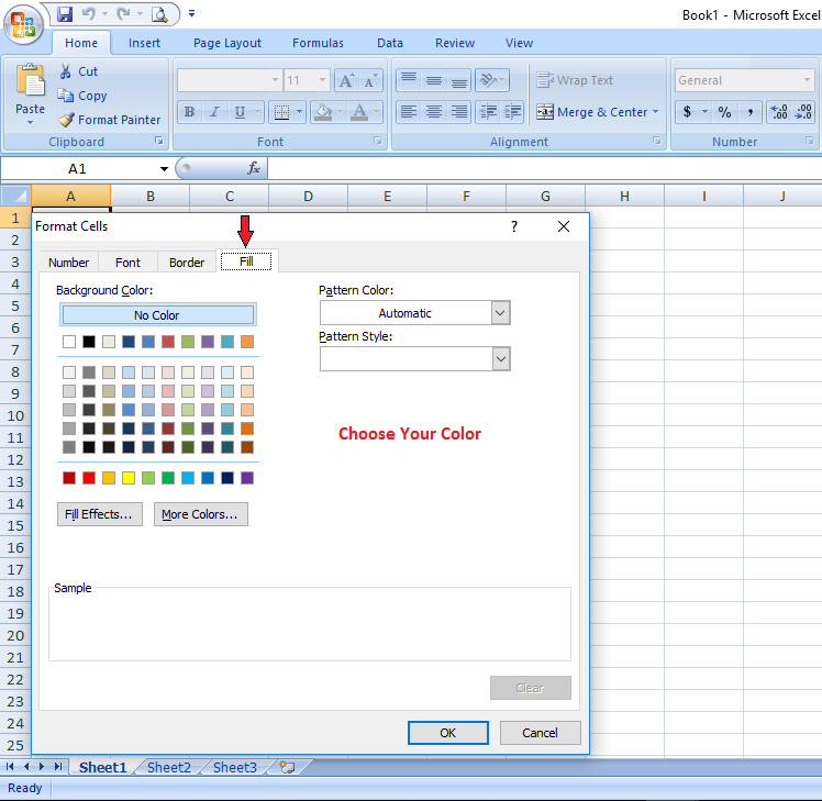change excel cell color based on condition