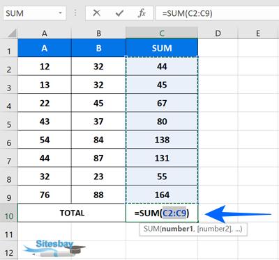 sigm function in excel