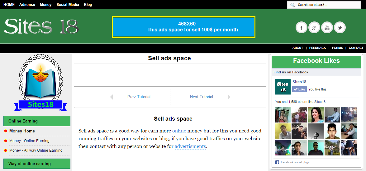 sell ads space