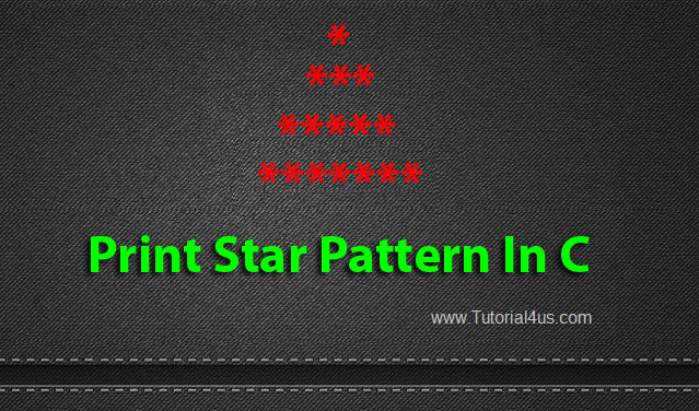 print star pattern in c