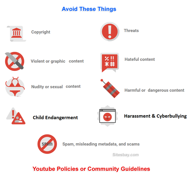 youtube policy and youtube community guideline