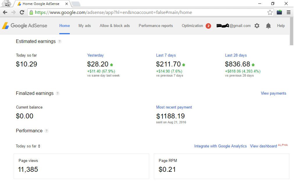 Images non-hosted adsense account