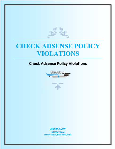 Images check adsense policy vialation in adsense account