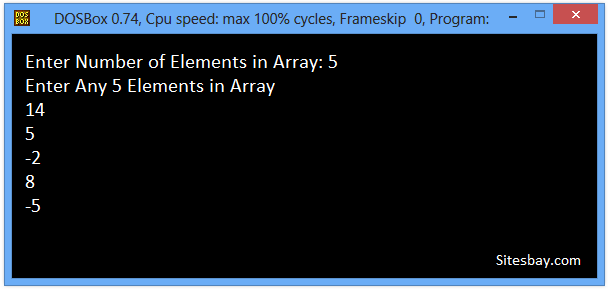 c++ program to find smallest elements form array