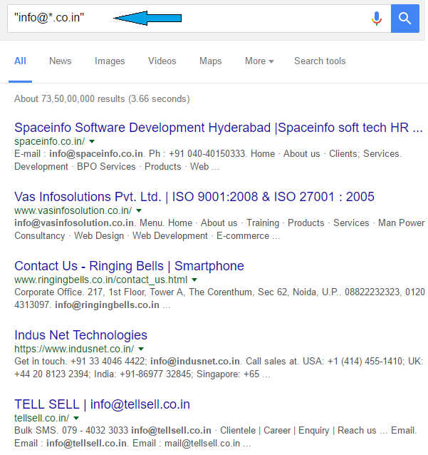 Image how to find email address