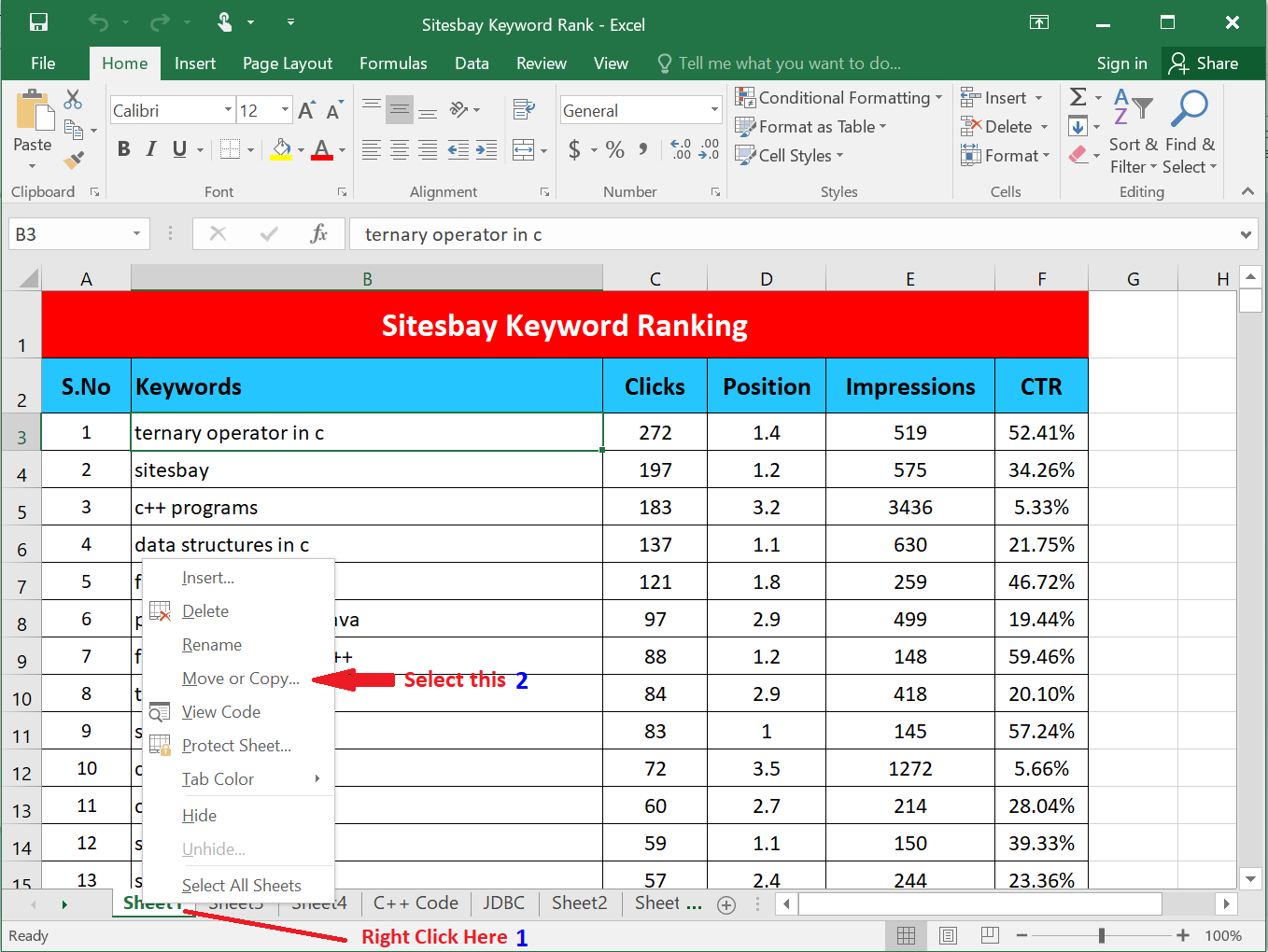 copy paste excel sheet without lose setting