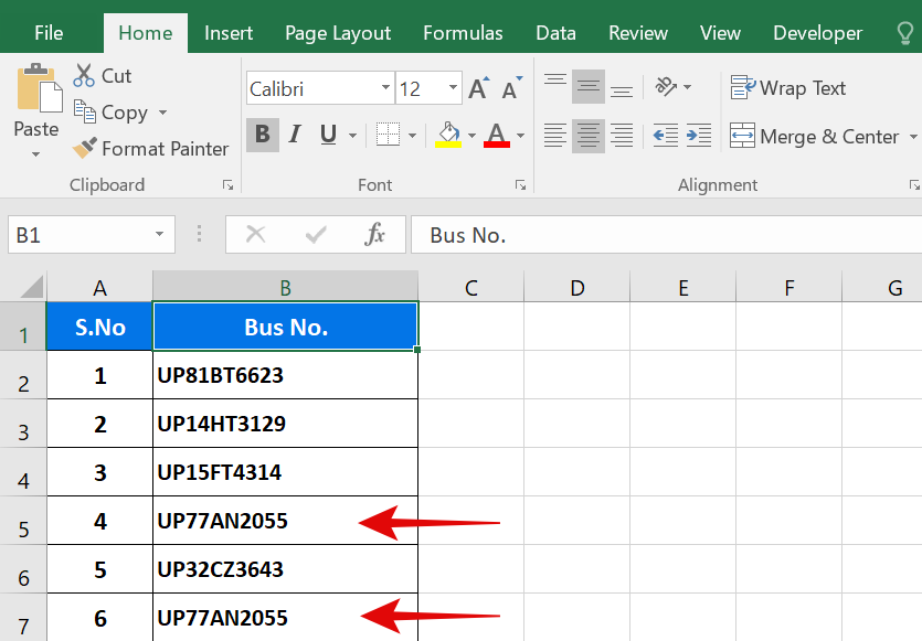 remove duplicates values in excel