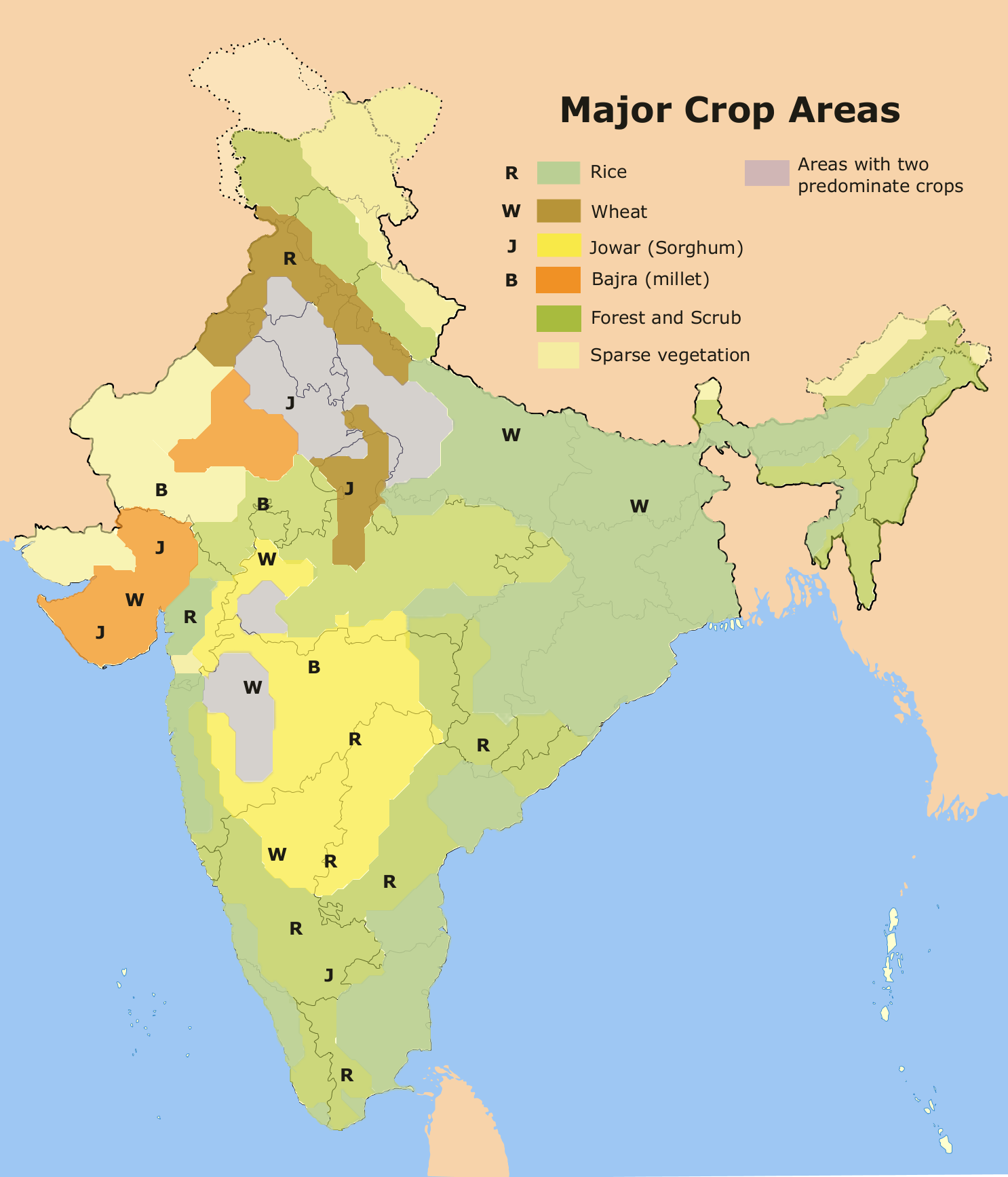 Agricultural Producing States in India
