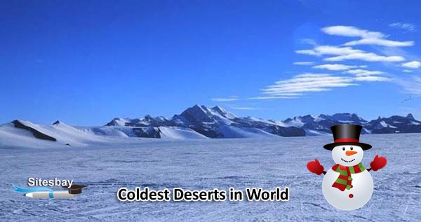 Images coldest destert in the world