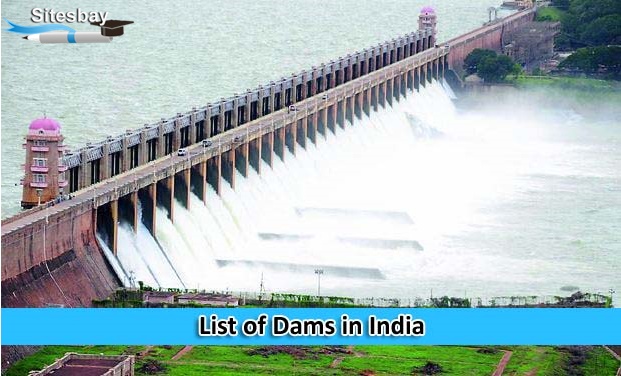 list of dam in india