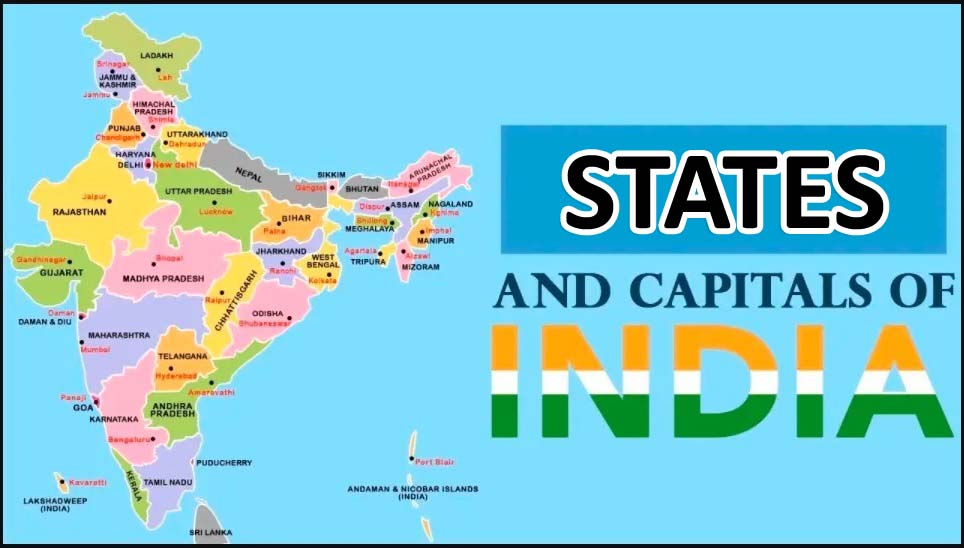 Images state and capital of india