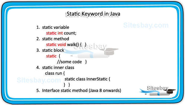 Static Keyword In Java Java Tutorial