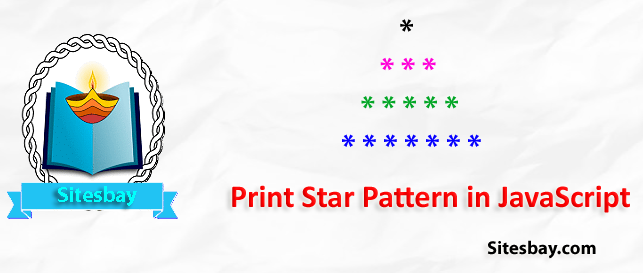 print star pattern in javascript