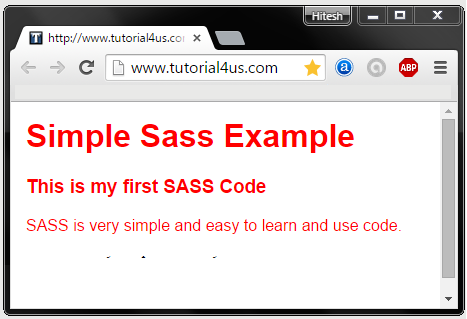 variable in sass