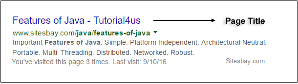 Image title tag for seo