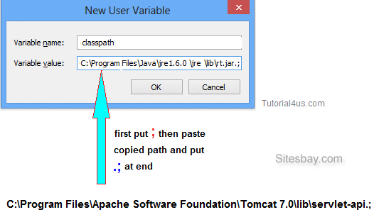 set classpath in servlet