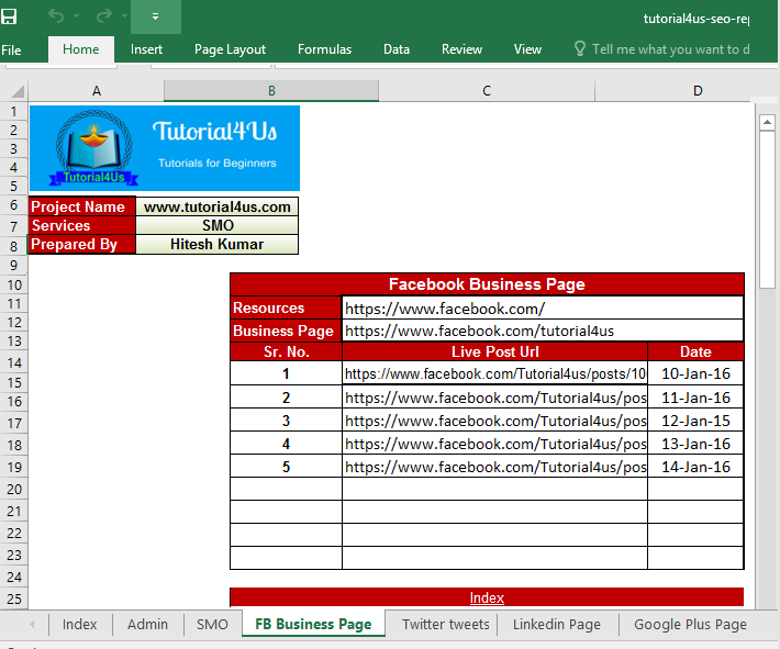 Image how to create smo report