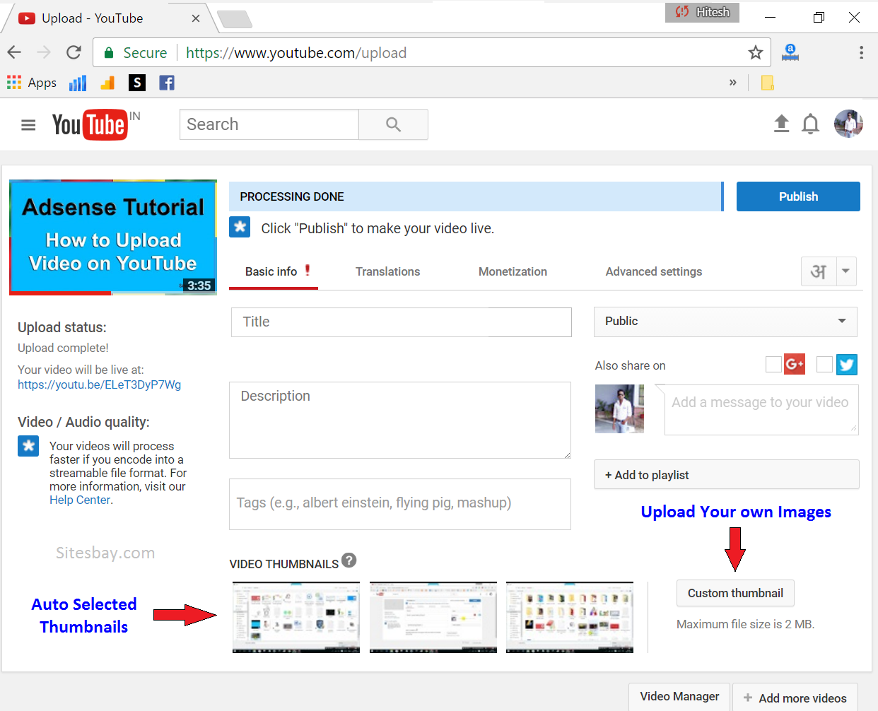 Images thumbnail for youtube video