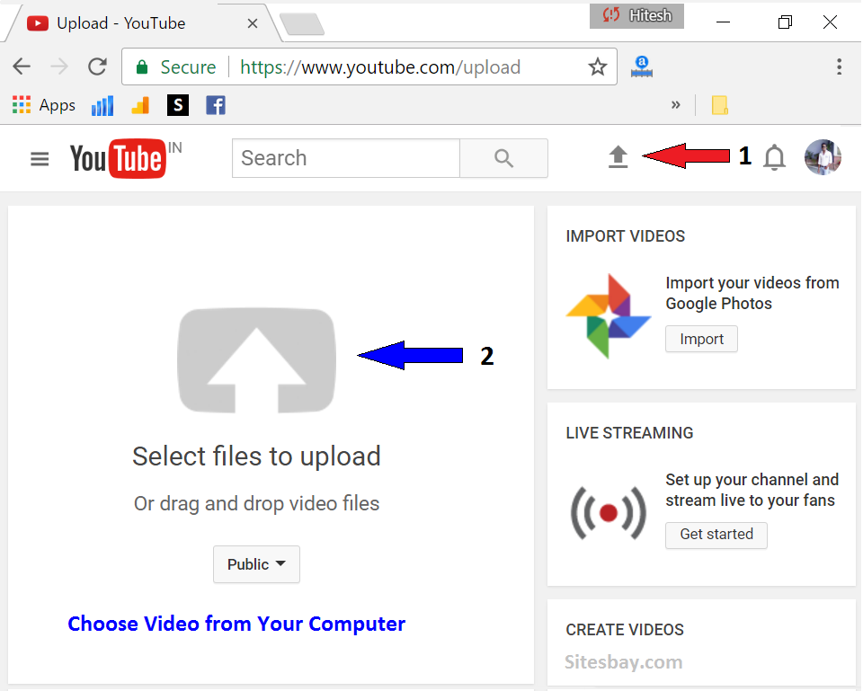 Images how to upload video on youtube